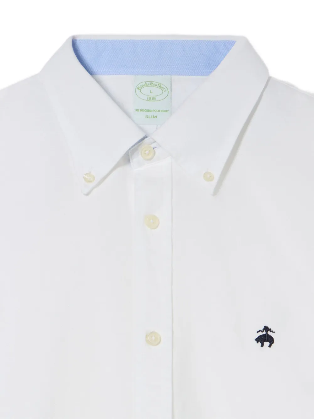 Brooks Brothers Oxford button-down overhemd Wit