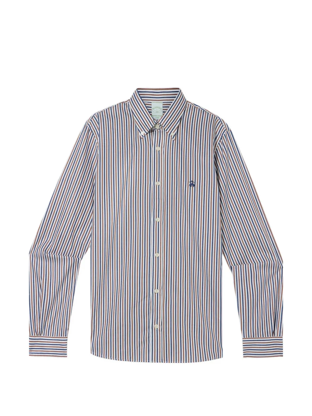 Brooks Brothers candy-stripe button-down shirt - Bianco