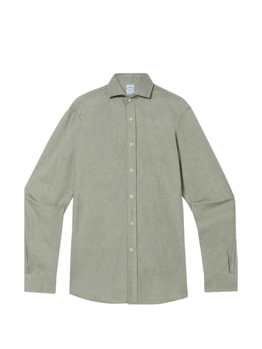 Brooks Brothers spread-collar cotton shirt - Grün