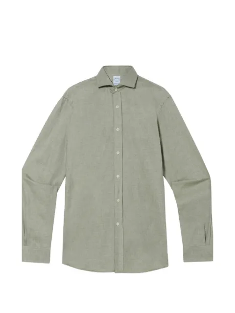 Brooks Brothers spread-collar cotton shirt