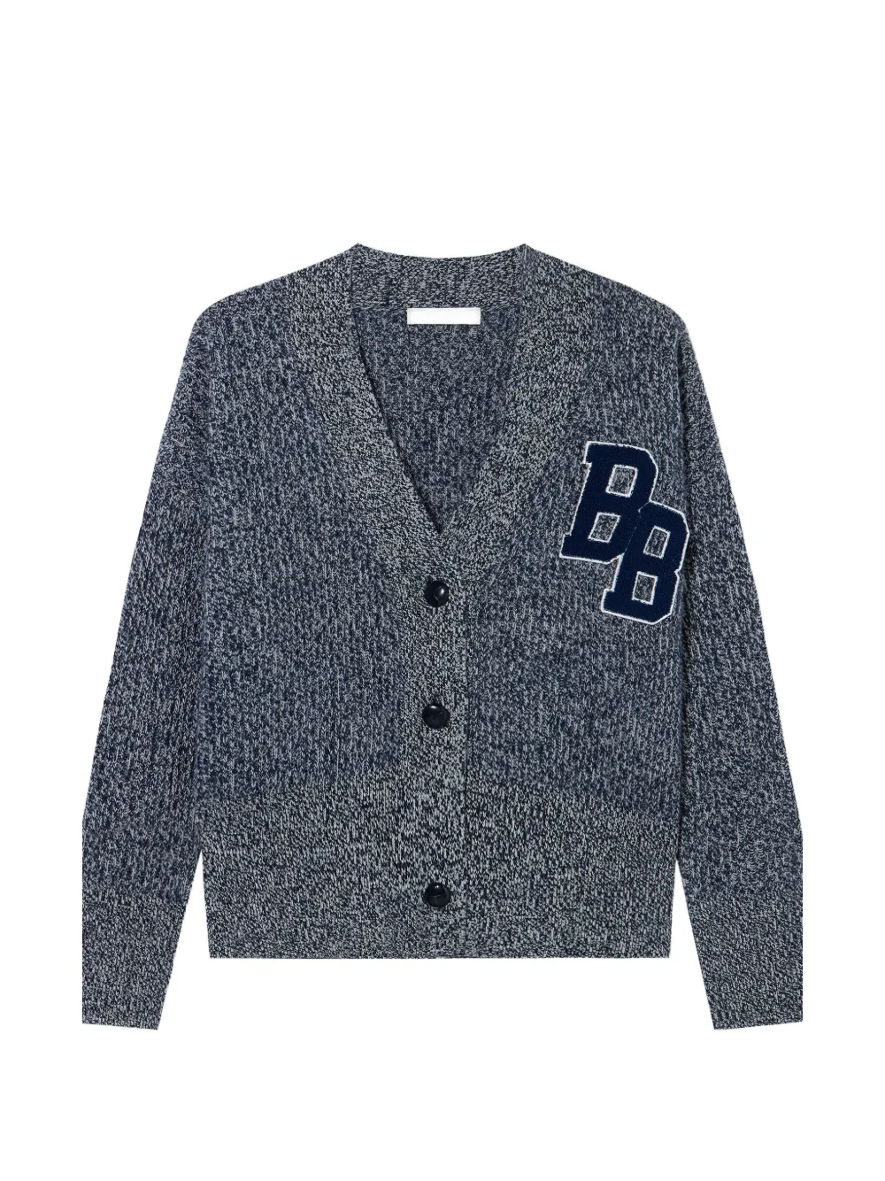 Brooks Brothers Vest met logopatch Blauw