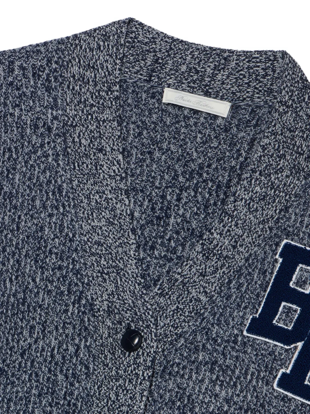 Brooks Brothers Vest met logopatch Blauw