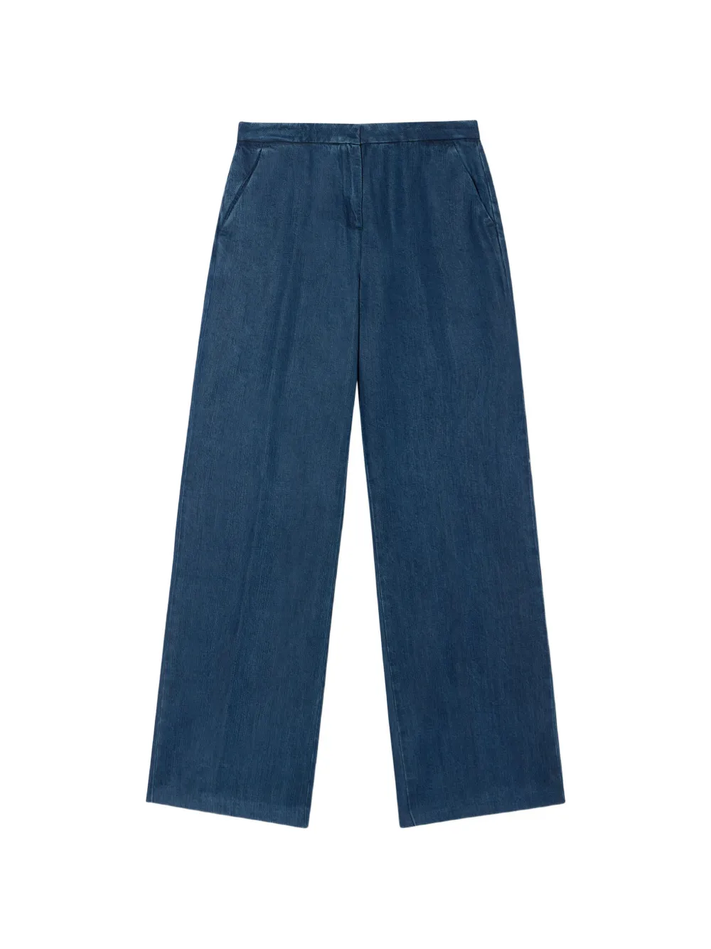 Brooks Brothers wide-leg twill trousers - Blu