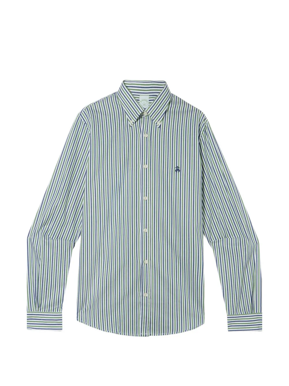 Brooks Brothers candy-stripe button-down shirt - Bianco