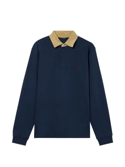 Brooks Brothers corduroy-collar polo shirt