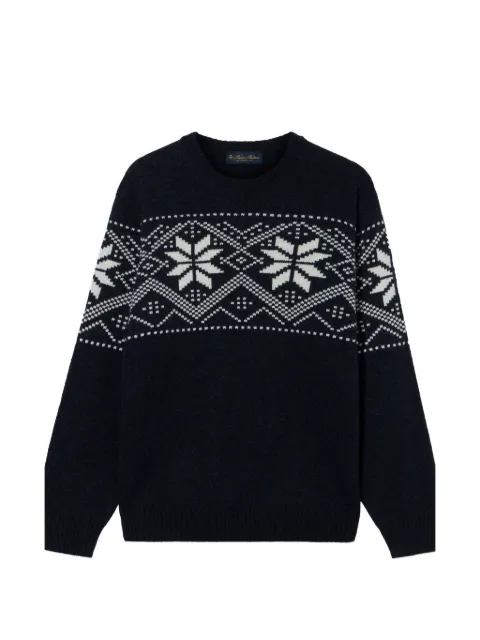 Brooks Brothers Norwegian jacquard sweater
