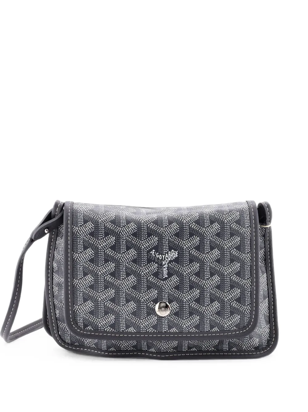 Goyard Pre-Owned portefeuille à bandoulière Plumet Clutch Wallet en toile enduite - Gris Goyard Pre-Owned portefeuille à bandoulière Plumet Clutch Wallet en toile enduite - Gris