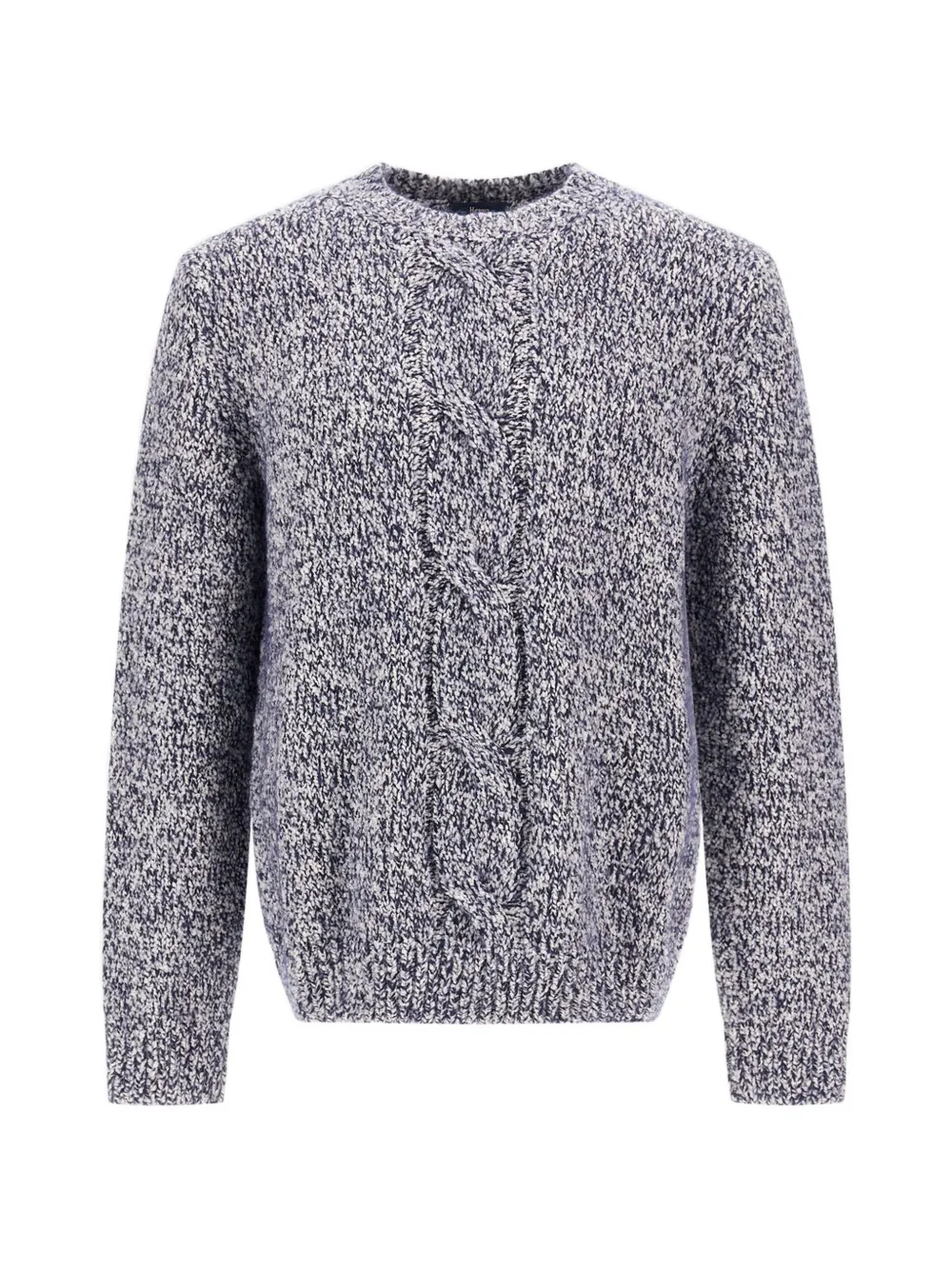 Herno cable-knit button-detail sweater - Bleu Herno cable-knit button-detail sweater - Bleu