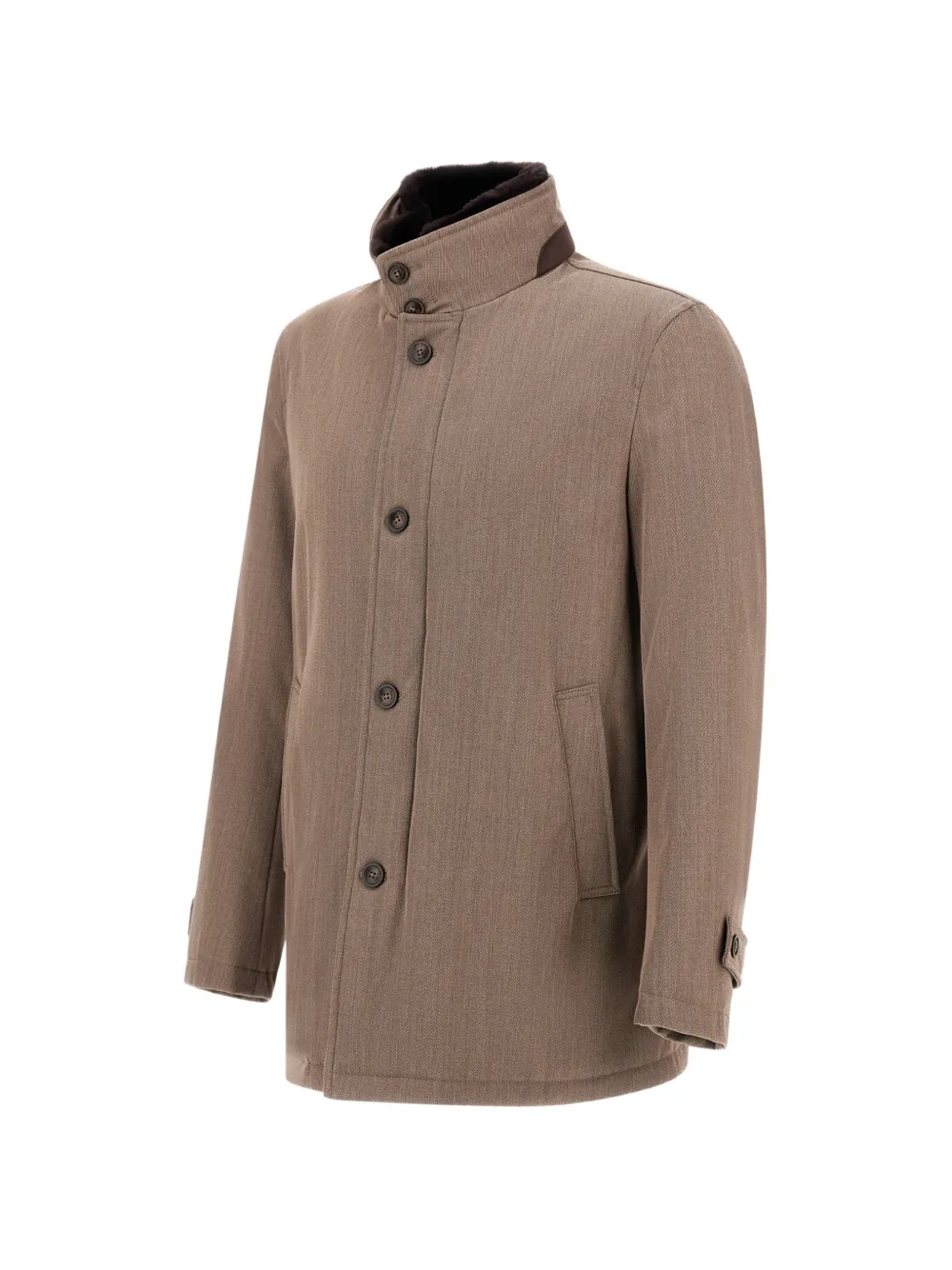 Herno Loro Piana Storm System coat Bruin