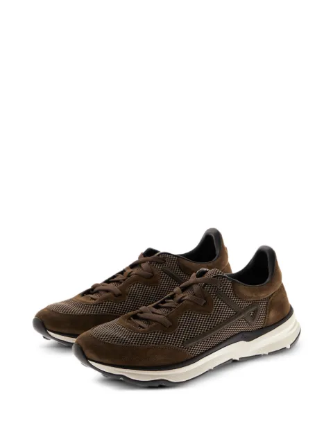 Herno Maggiore suede-mesh sneakers