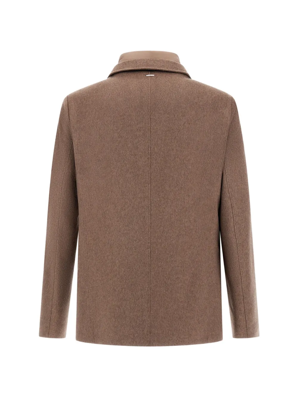 Herno Nylon Ultralight blazer met inzetstuk Bruin