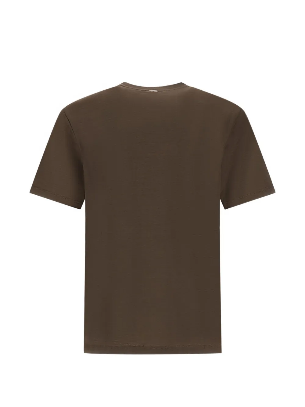 Herno Wollen T-shirt Bruin