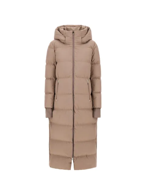 Herno striped quilted padded coat