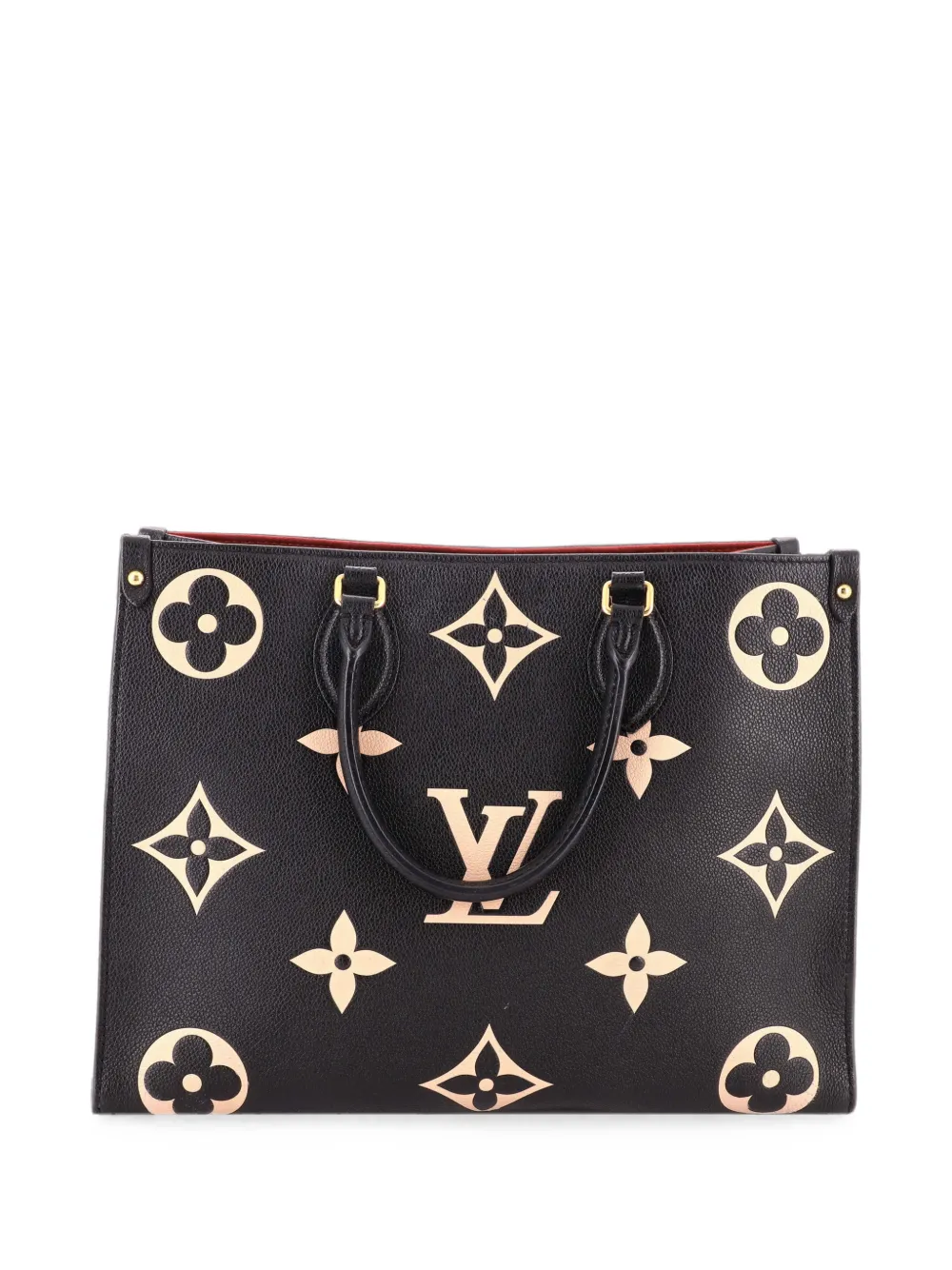 Louis Vuitton Pre-Owned OnTheGo Tote Bicolor Monogram Empreinte Giant MM shoulder bag - Black