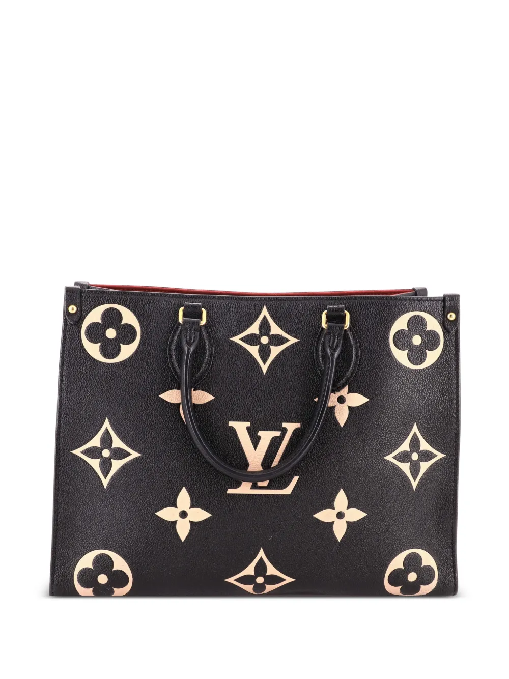 Louis Vuitton Pre-Owned OnTheGo Tote Bicolor Monogram Empreinte Giant MM shoulder bag - Black