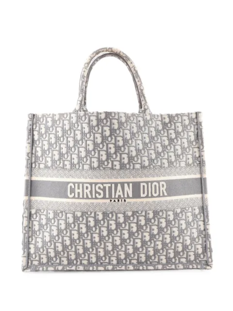 Christian Dior Pre-Owned Book Oblique Canvas Large tote bag