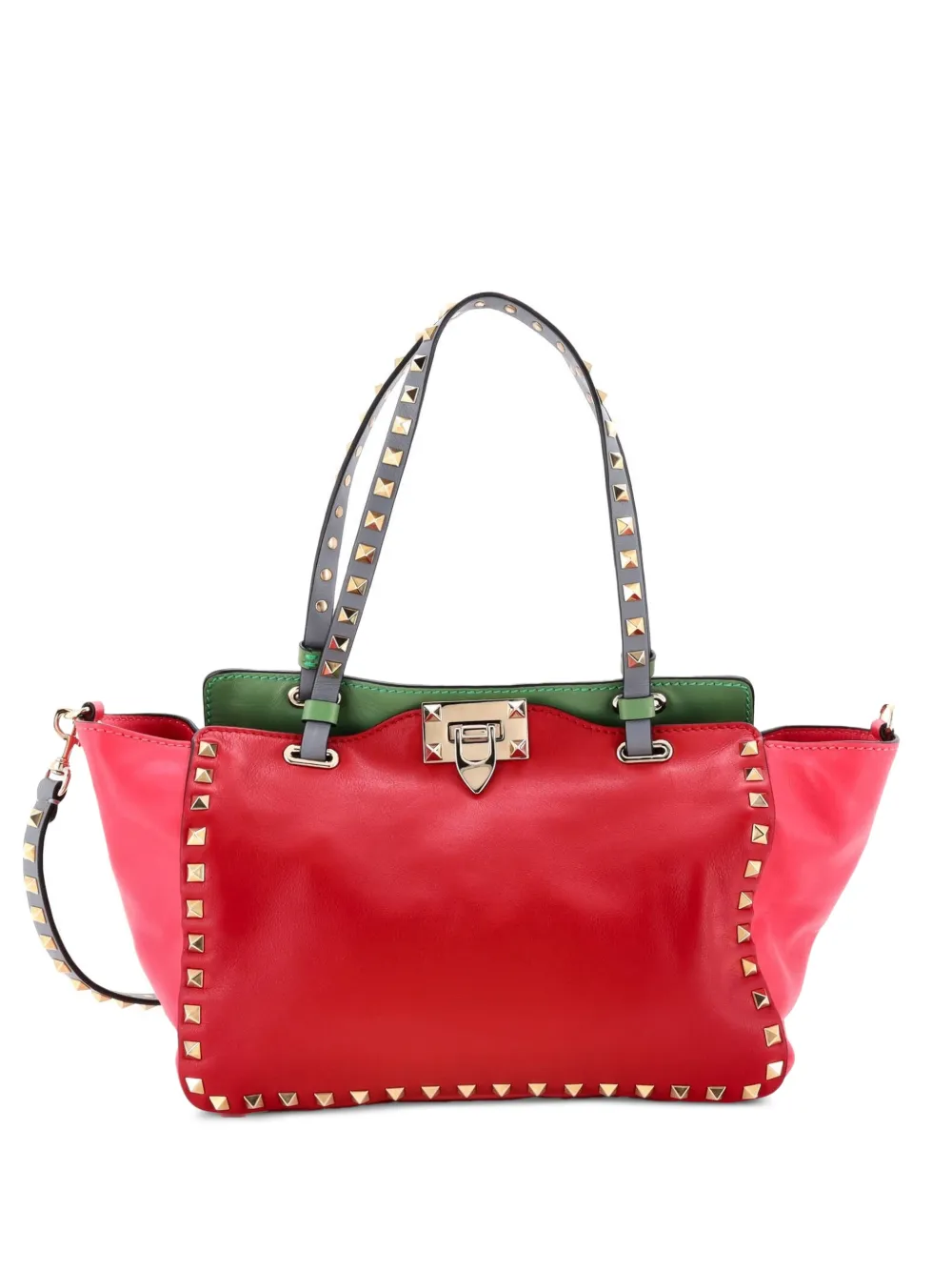 Valentino Garavani Pre-Owned Rockstud Soft Leather Small tote bag - Multicolore
