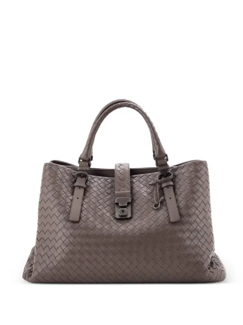 Bottega Veneta Pre-Owned tote Roma mediana de piel Intrecciato