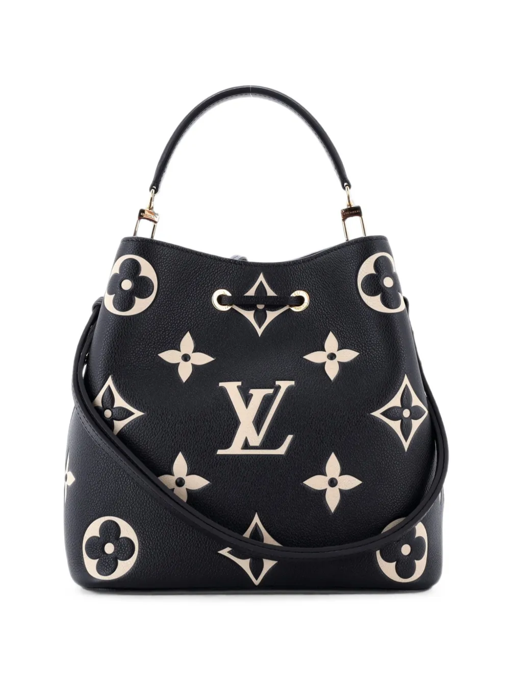 Louis Vuitton Pre-Owned NeoNoe Handbag Bicolor Monogram Empreinte Giant MM bucket bag - Nero