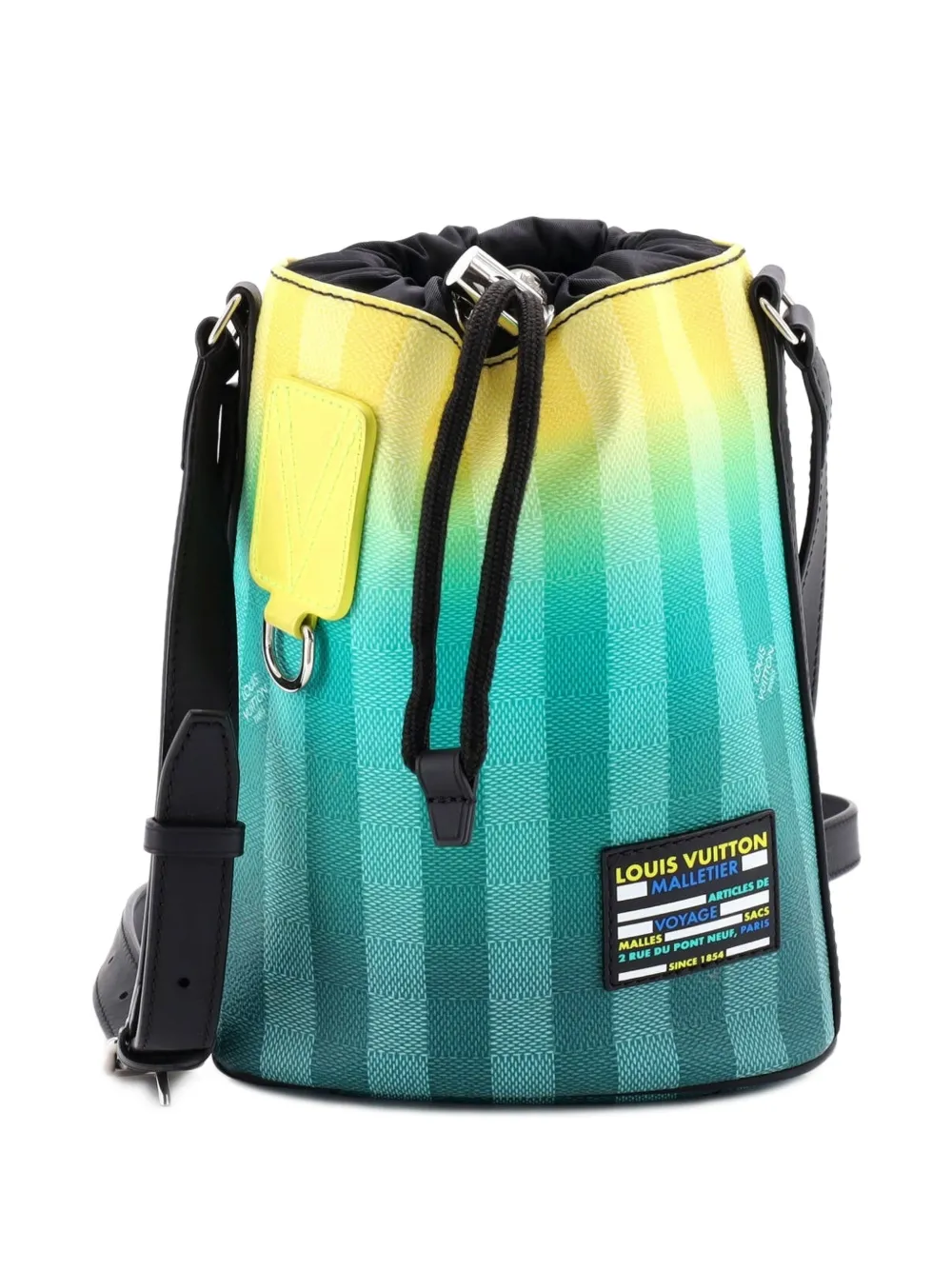 Louis Vuitton Pre-Owned Sac Marin Bag Limited Edition Gradient Damier Stripes BB crossbody bag - Green
