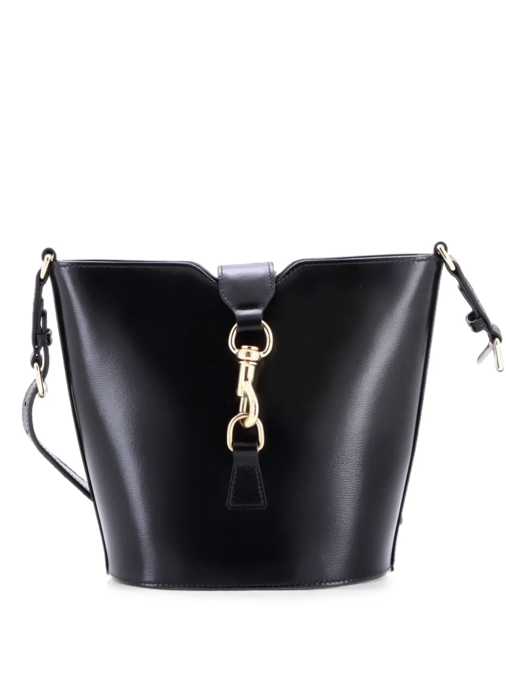 Gucci Pre-Owned sac seau Jackie Web en cuir - Noir Gucci Pre-Owned sac seau Jackie Web en cuir - Noir