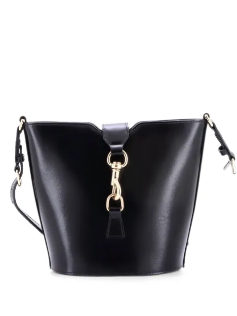 Gucci Pre-Owned Jackie Web Leather bucket bag