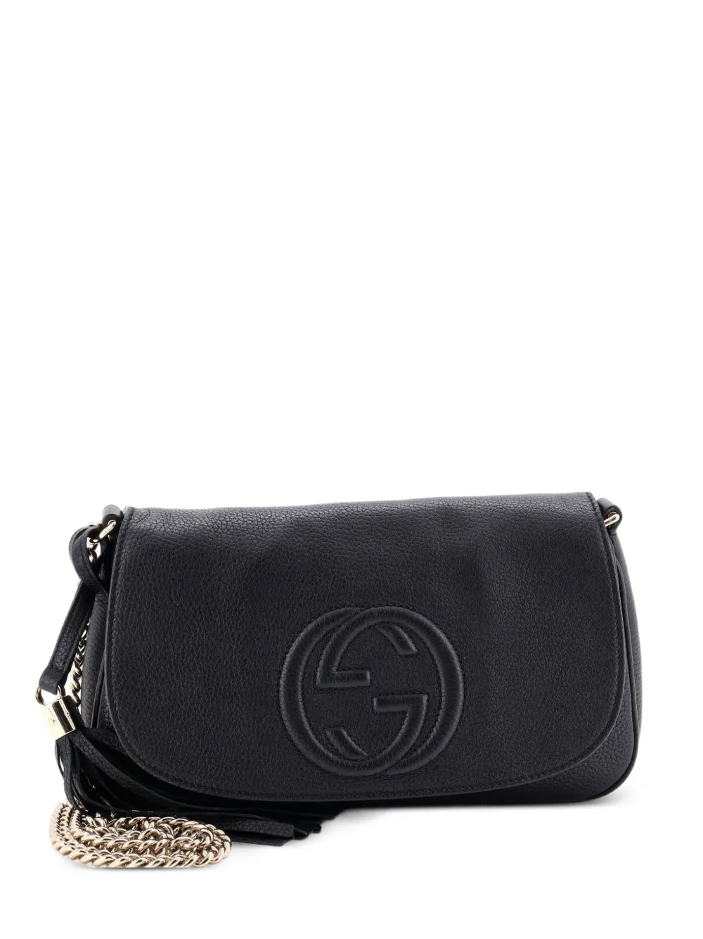Gucci Pre-Owned Soho Chain Leather Medium crossbody bag - Black