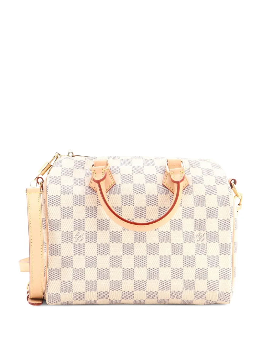 Louis Vuitton Pre-Owned Speedy Bandouliere Bag Damier 25 satchel - Bianco