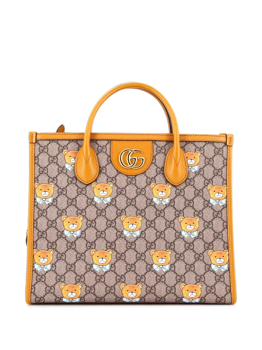 Gucci Pre-Owned x EXO-KAI Top Handle Shopping Tote Printed GG Coated Canvas Small satchel - Braun