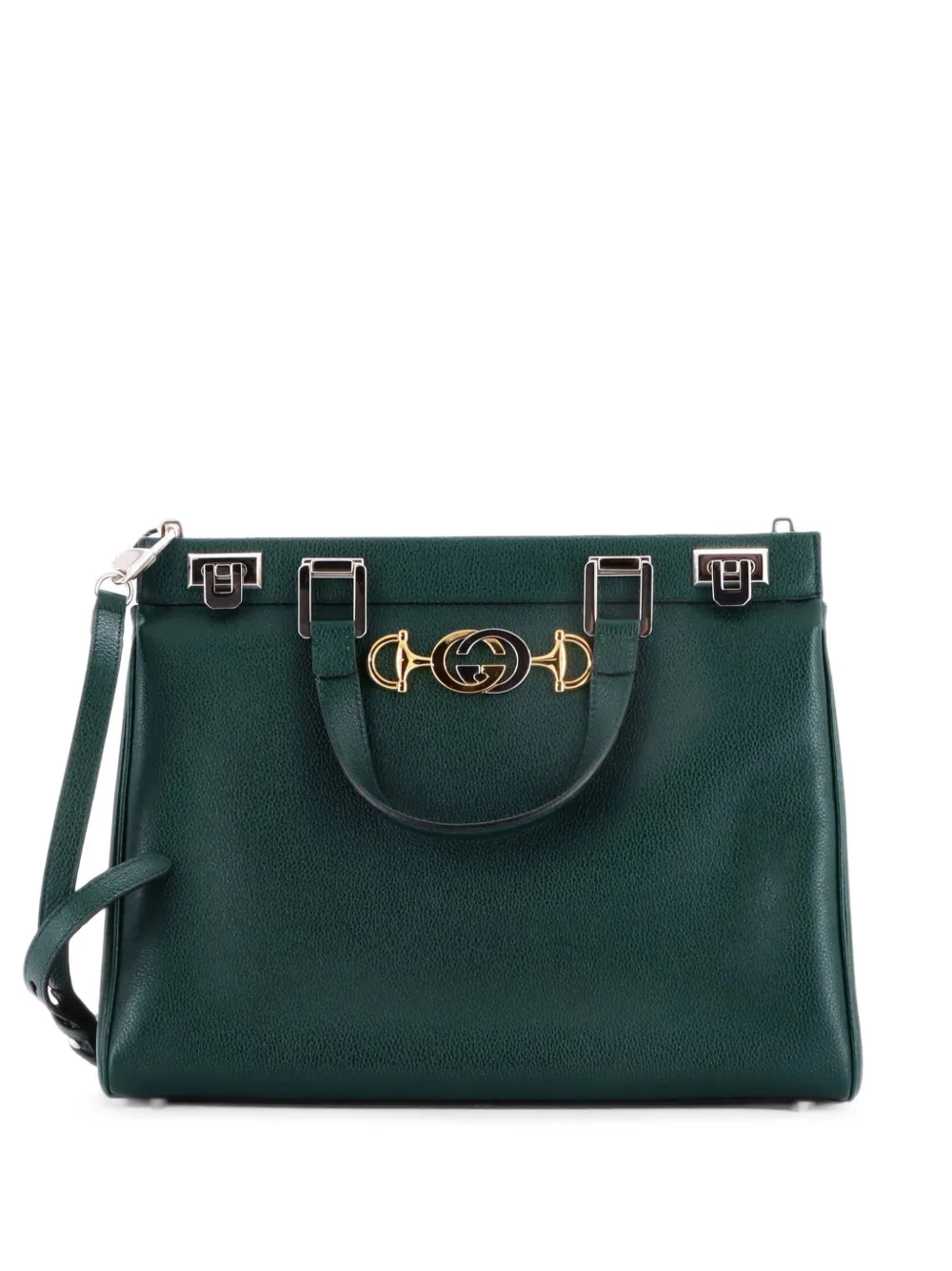 Gucci Pre-Owned sac à main Zumi format moyen en cuir - Vert Gucci Pre-Owned sac à main Zumi format moyen en cuir - Vert
