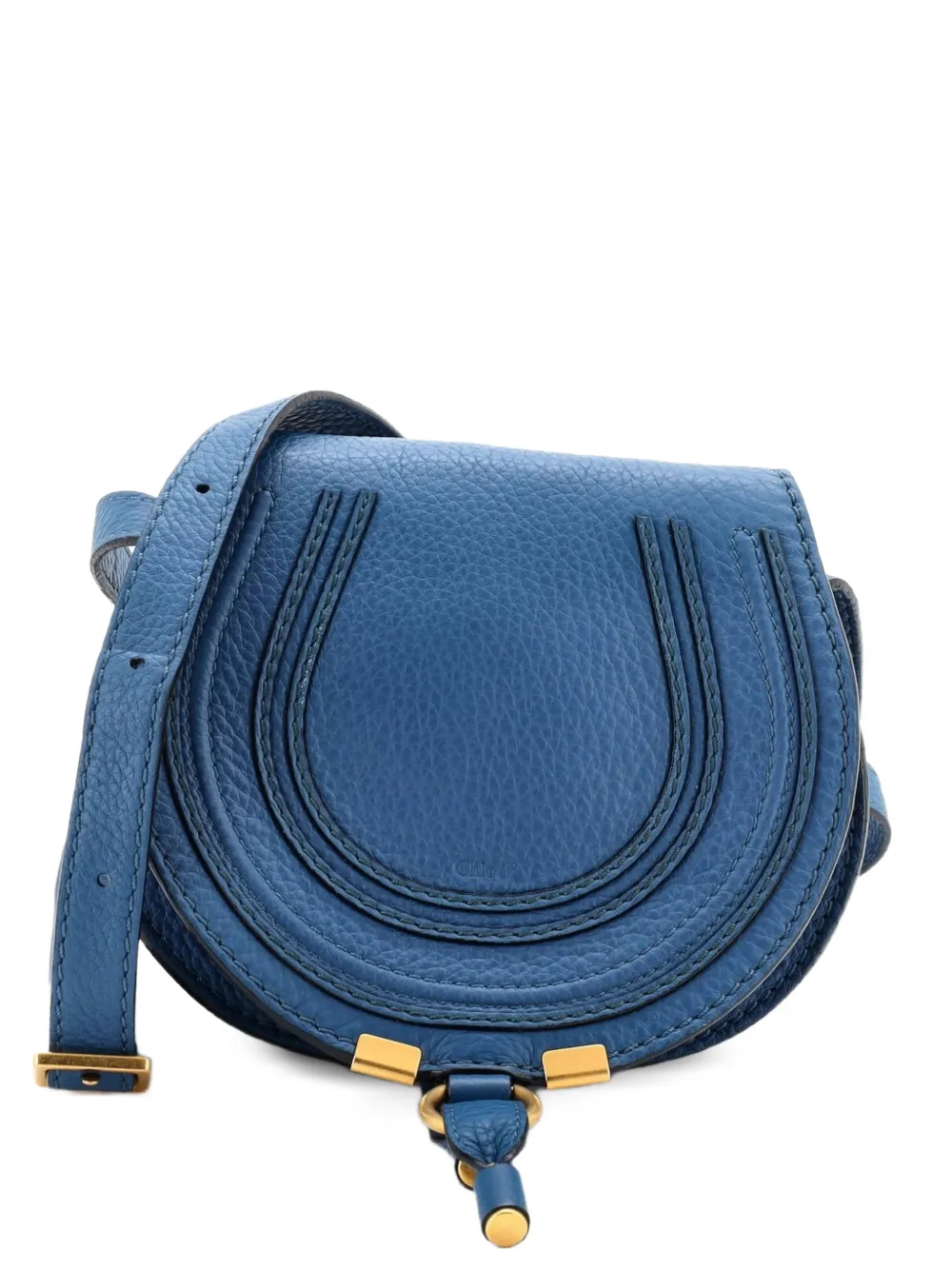 Chloé Pre-Owned Marcie Leather Small crossbody bag - Blau