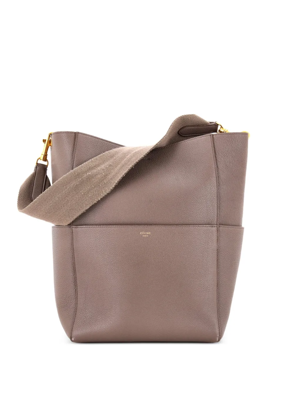 Celine Pre-Owned Sangle Seau Bag Calfskin Large shoulder bag - Grau