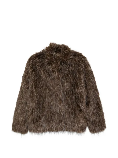 ZOE PARIS long-sleeve faux-fur jacket