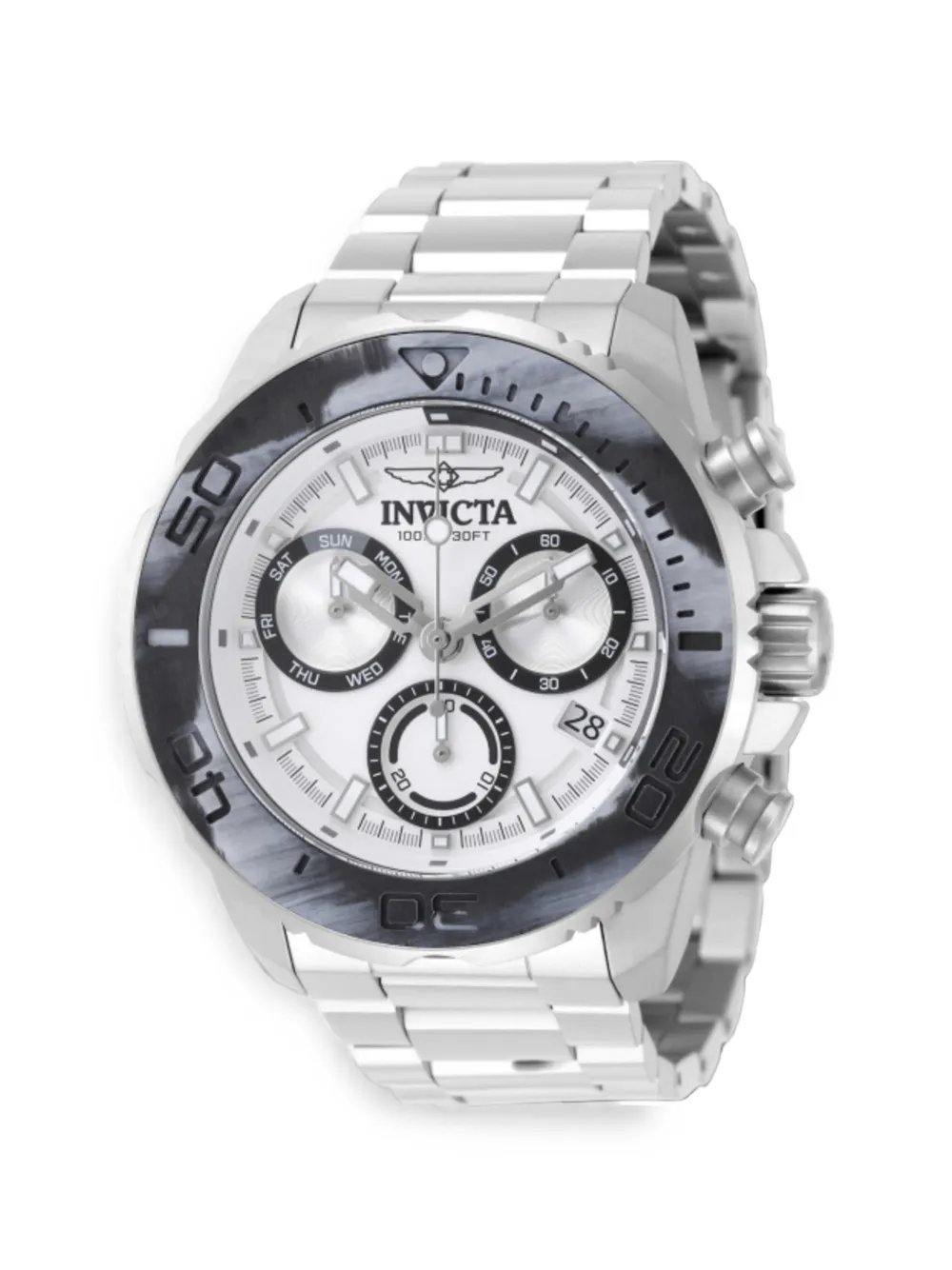 Invicta Carbon Hawk 48mm watch - Bianco