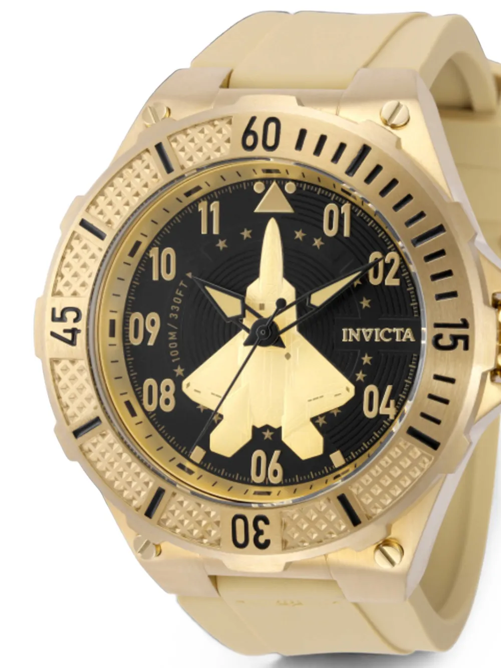 Invicta Aviator 50mm watch - Nero