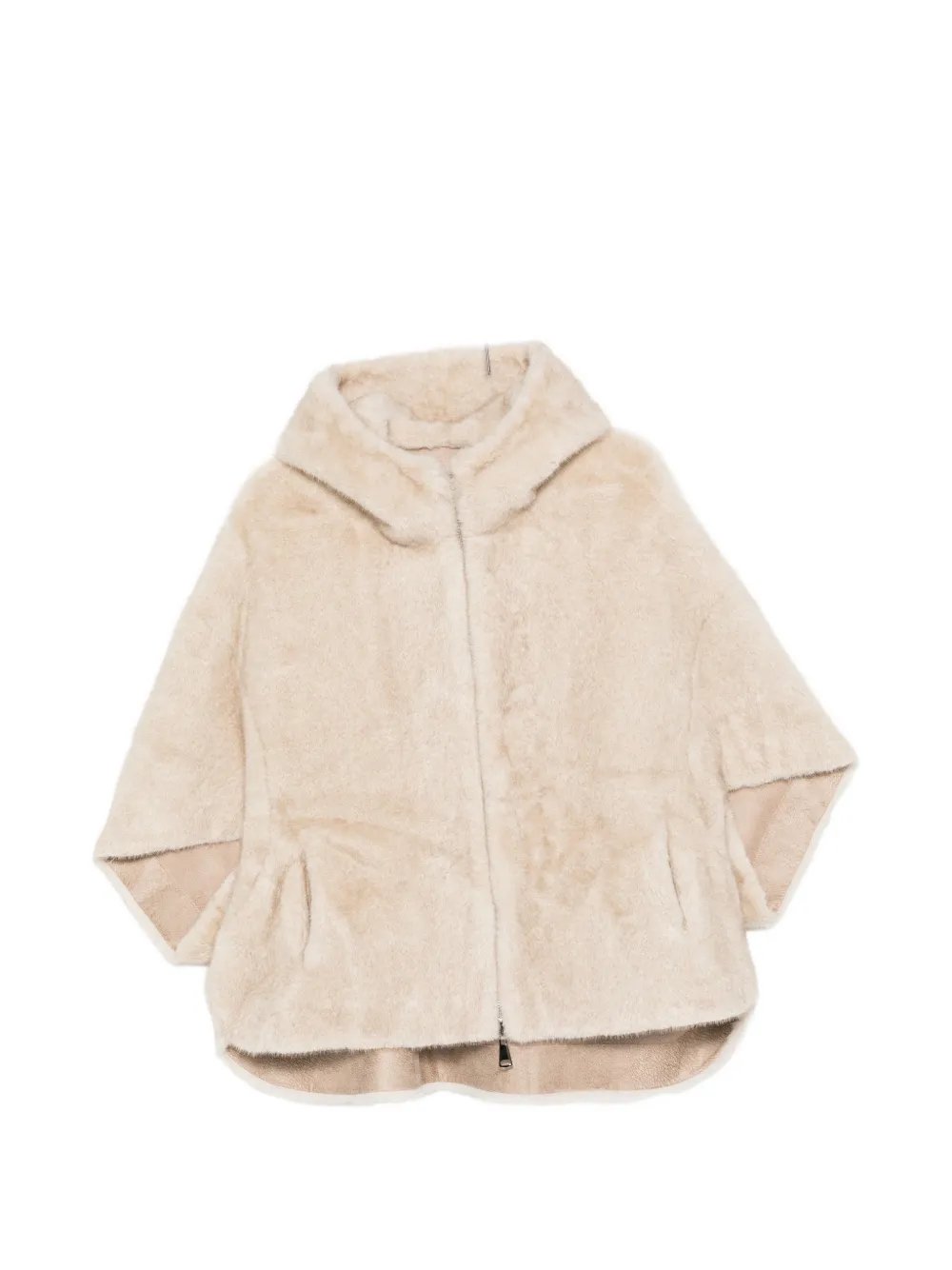ZOE PARIS hooded reversible jacket