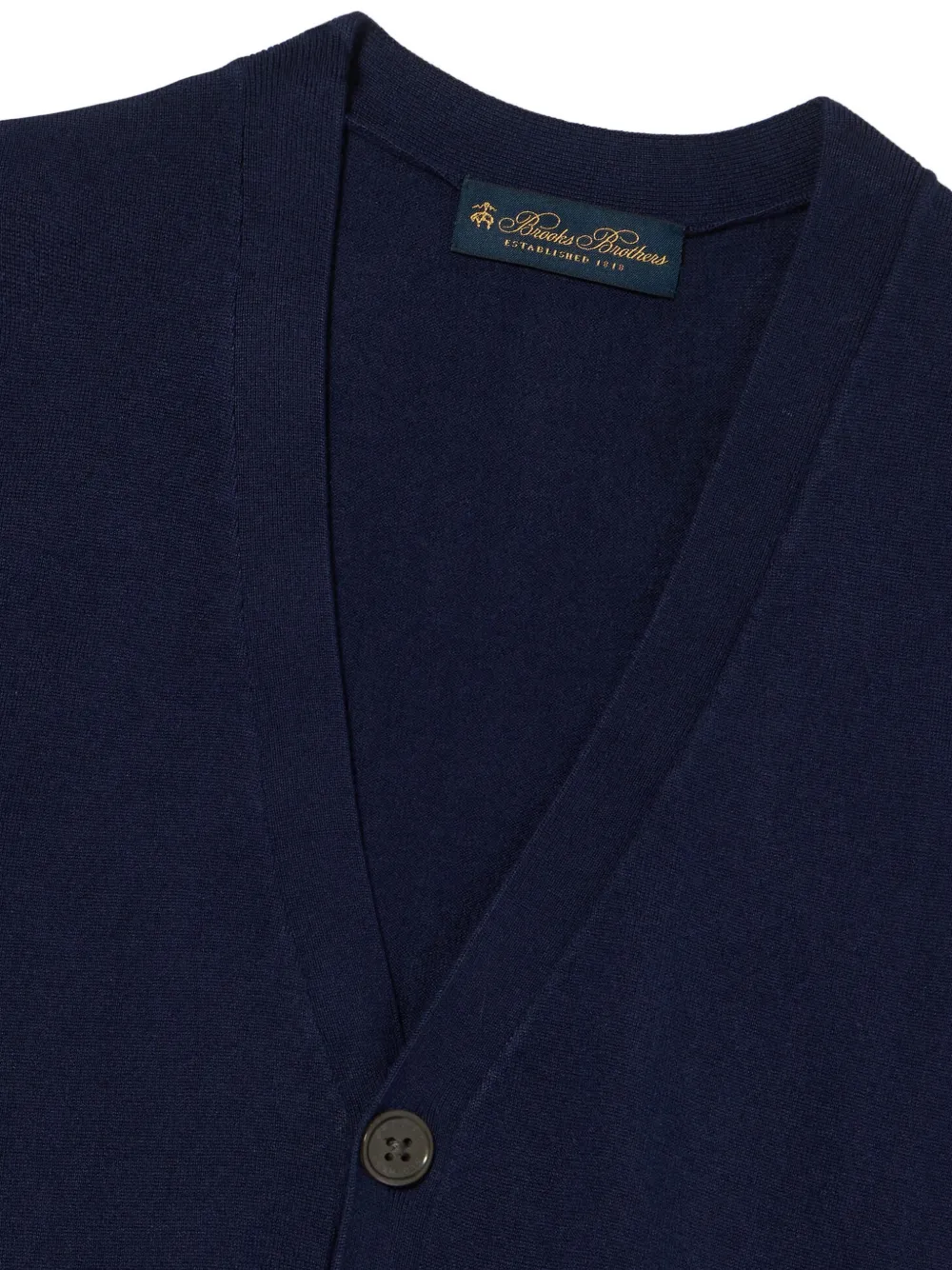 Brooks Brothers Vest met V-hals en knopen Blauw