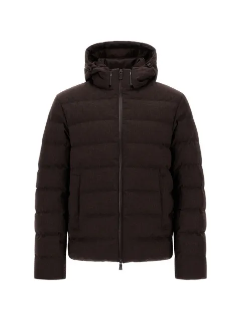 Herno quilted hooded jacket