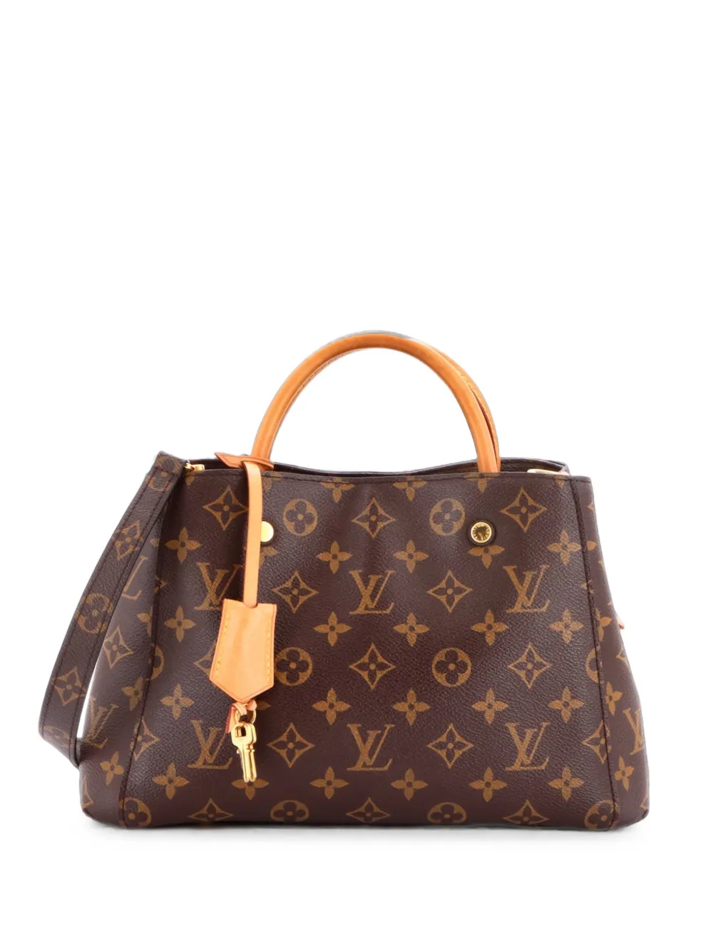 Louis Vuitton Pre-Owned Montaigne Handbag Monogram Canvas BB satchel - Marrone