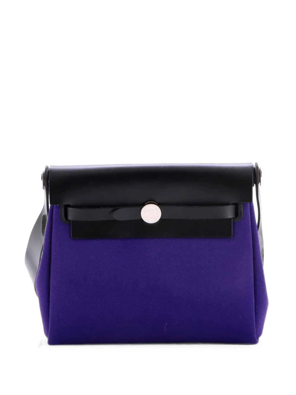 Hermès Pre-Owned Herbag Zip Toile and Leather 20 shoulder bag - Schwarz