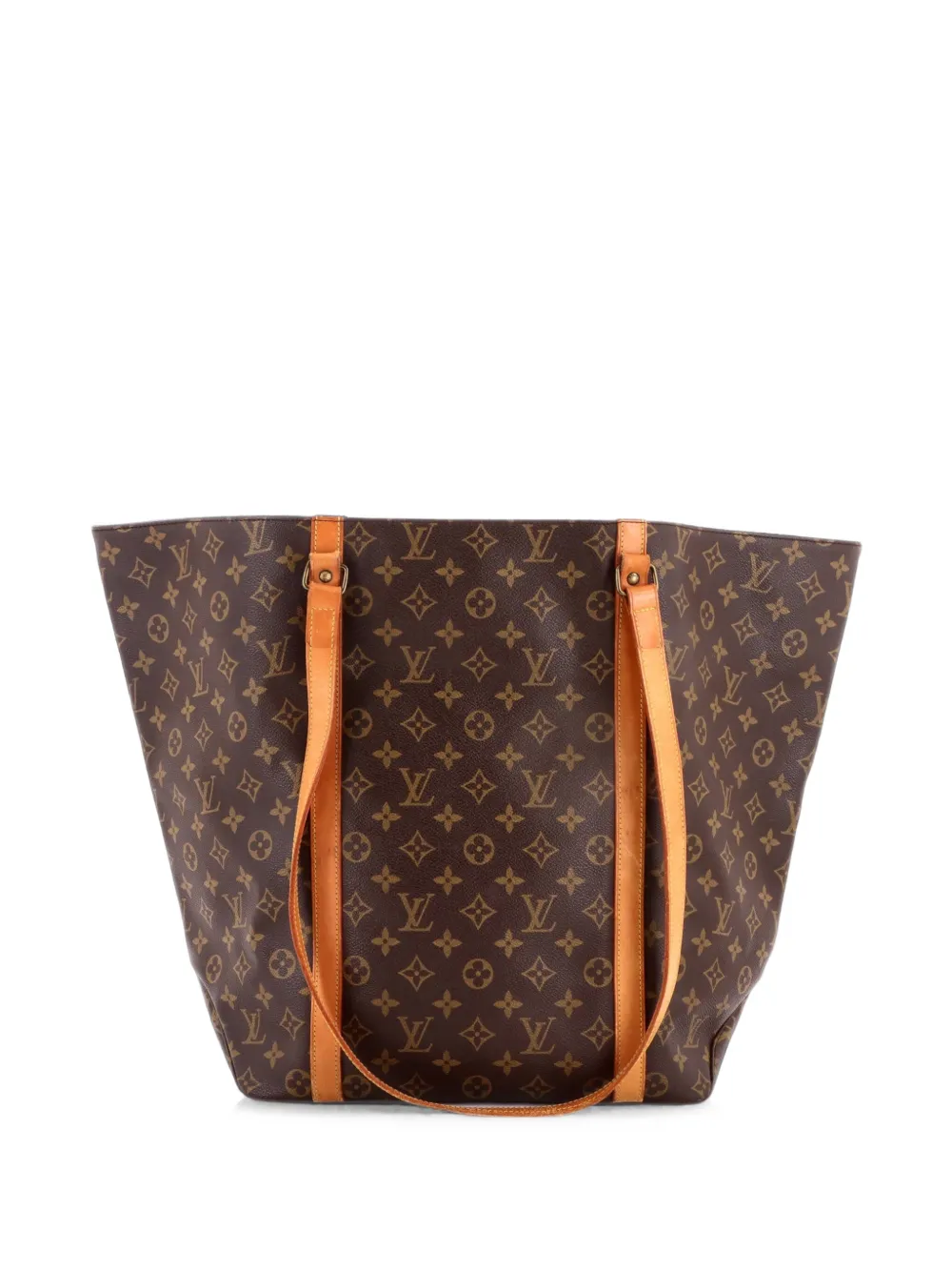 Louis Vuitton Pre-Owned Shopping Sac Handbag Monogram Canvas GM tote bag - Marrone