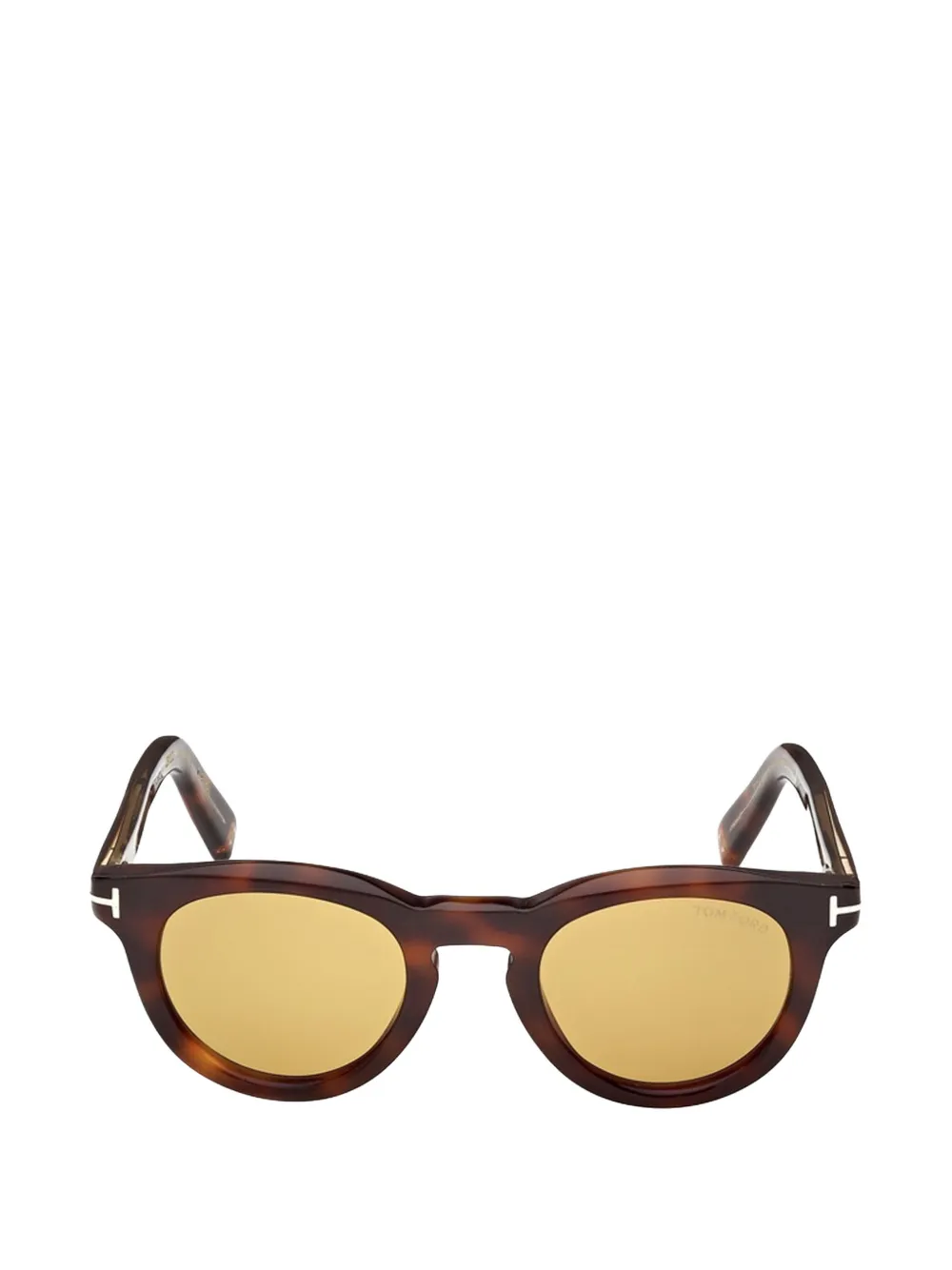TOM FORD Eyewear Icon round-frame sunglasses - Marrone