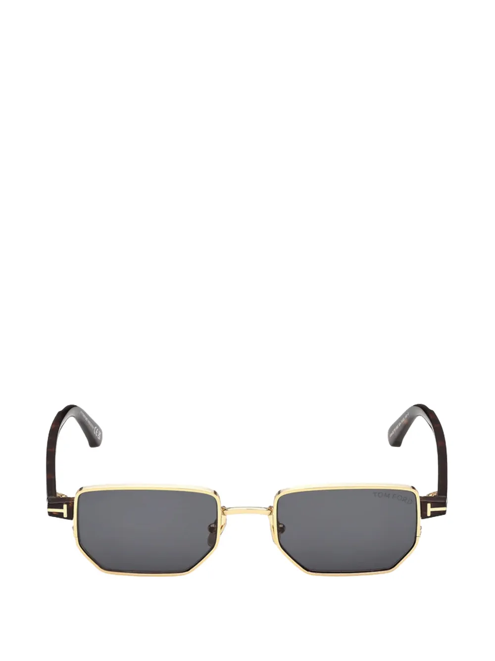 TOM FORD Eyewear Liam rectangle-frame sunglasses - Schwarz