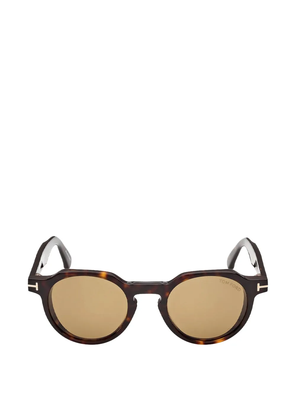TOM FORD Eyewear Thomas geometric-frame sunglasses - Marrone