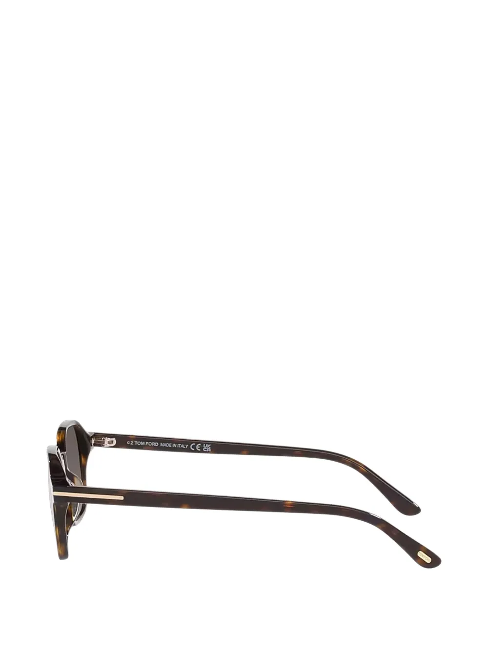 TOM FORD Eyewear Joey zonnebril met rechthoekig montuur Bruin