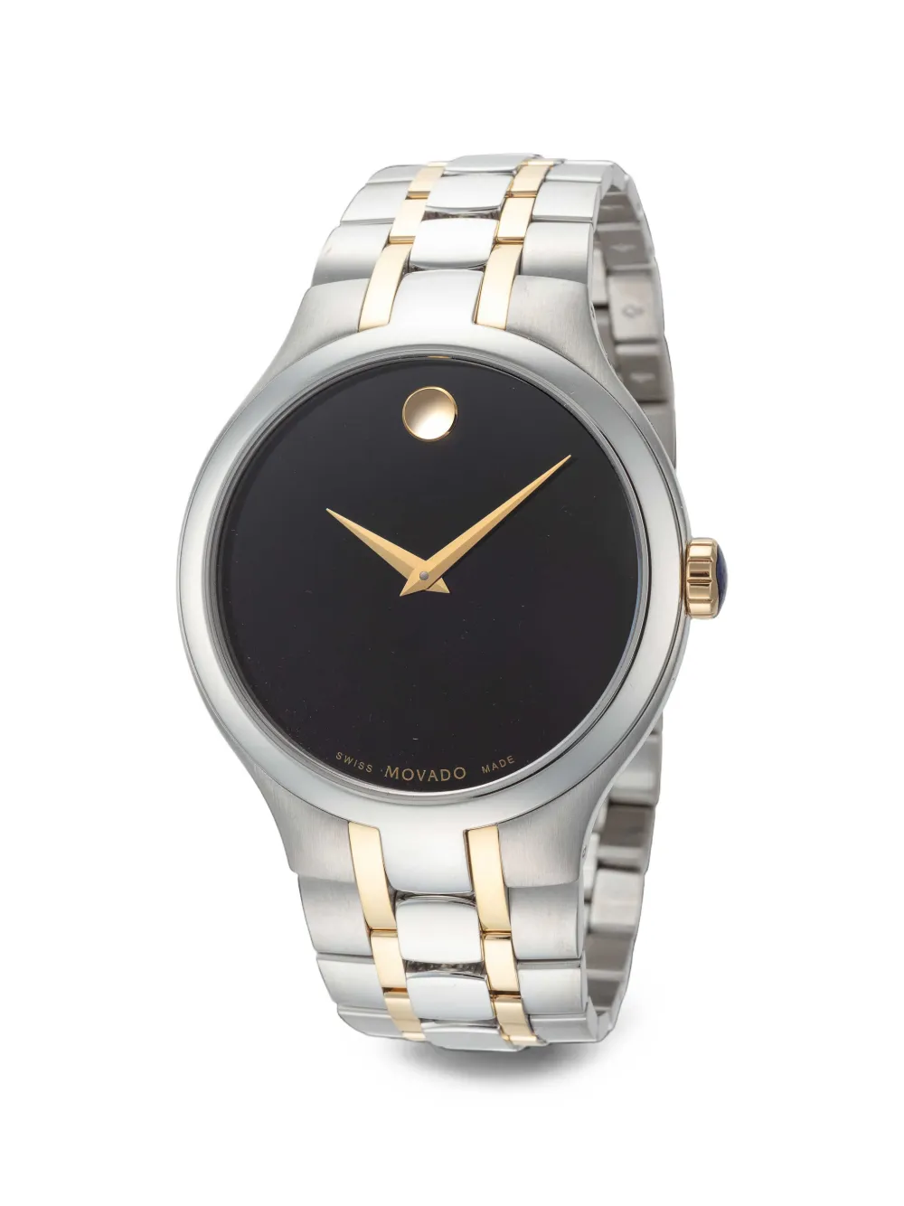 Movado black-dial 39mm watch