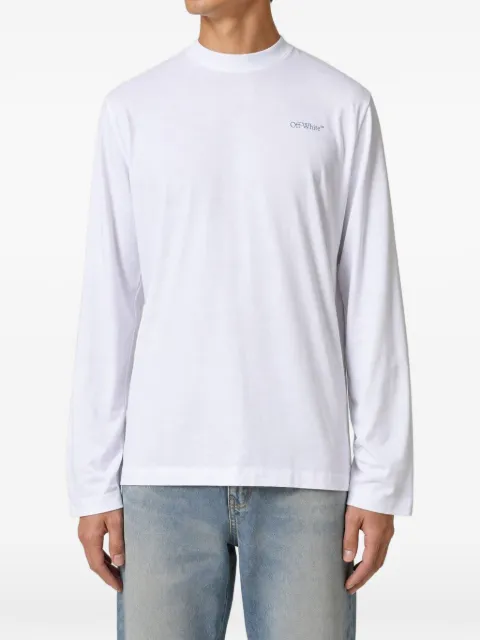Off-White Arrows logo-print long-sleeve T-shirt