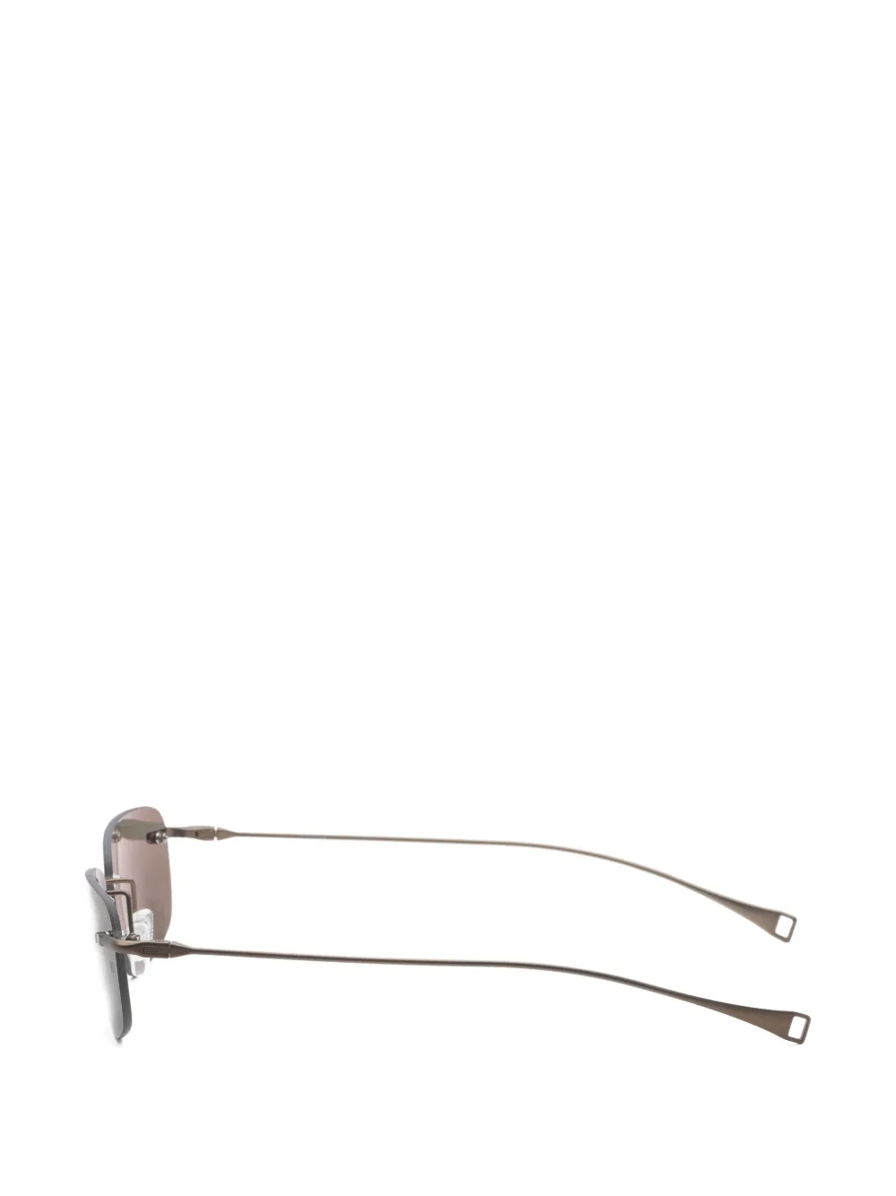Dita Eyewear Lancier zonnebril met rechthoekig montuur Zilver