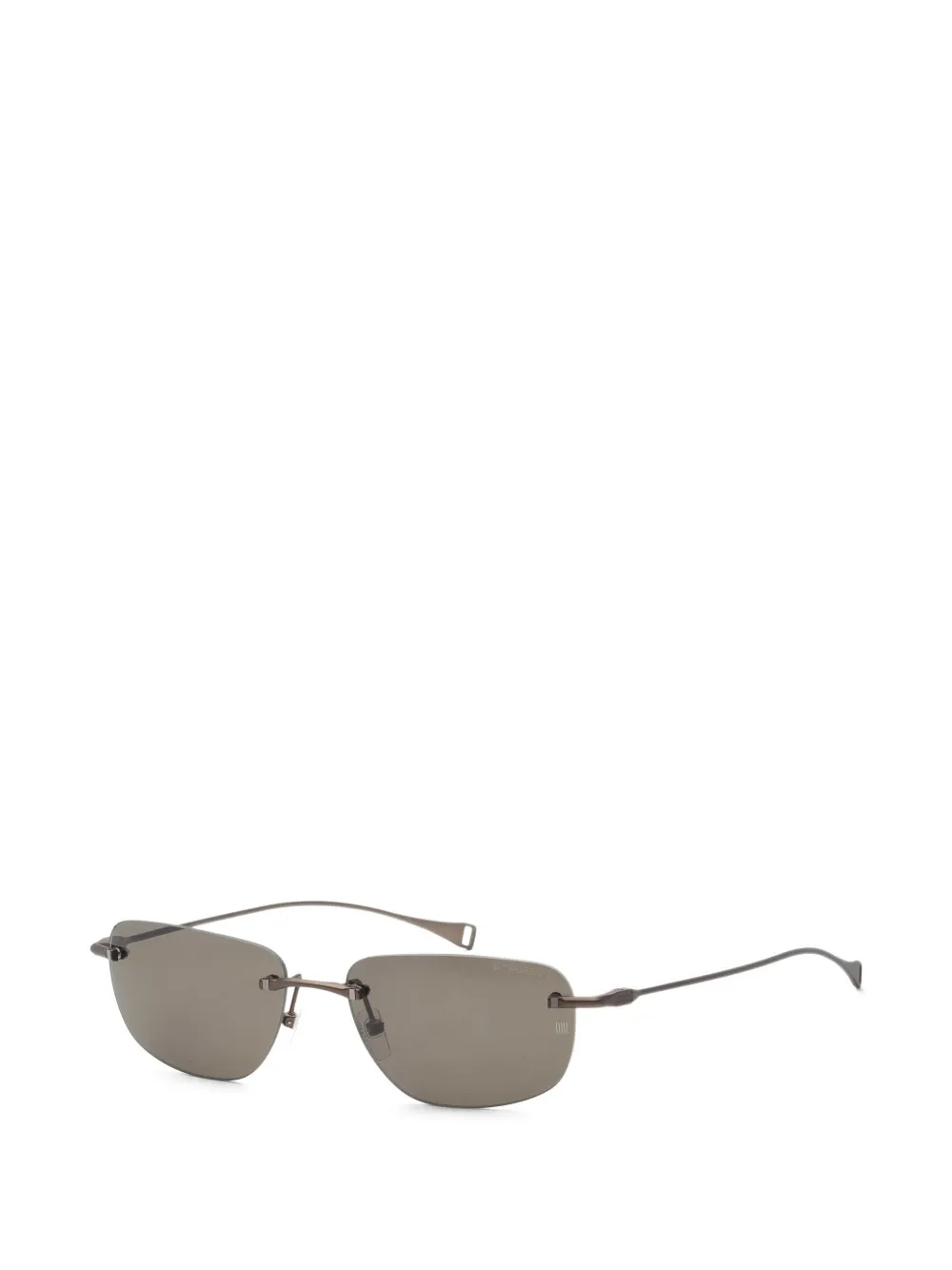 Dita Eyewear Lancier Rectangle-frame Sunglasses In Gold