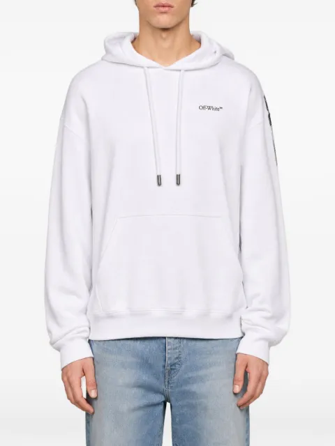 Off-White hoodie con logo estampado y cordones